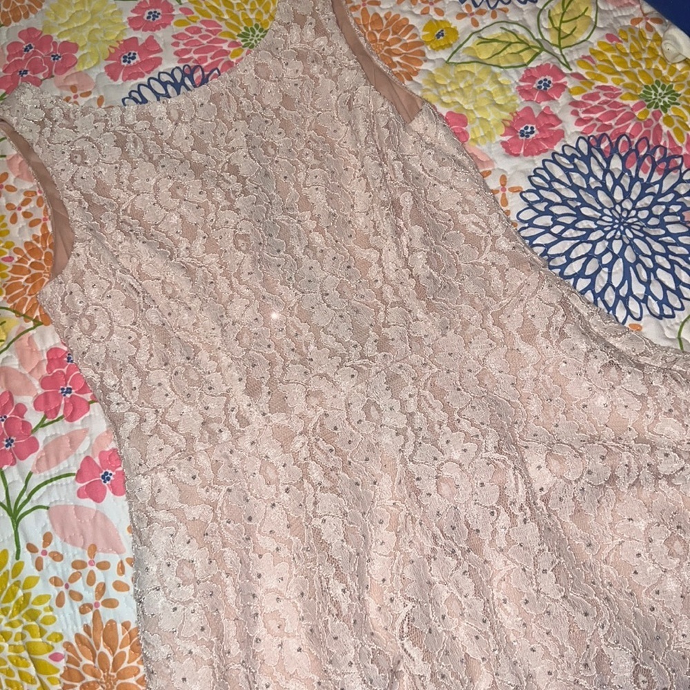 LIGHT PINK SKATER SPARKLE SIZE 5 DRESS